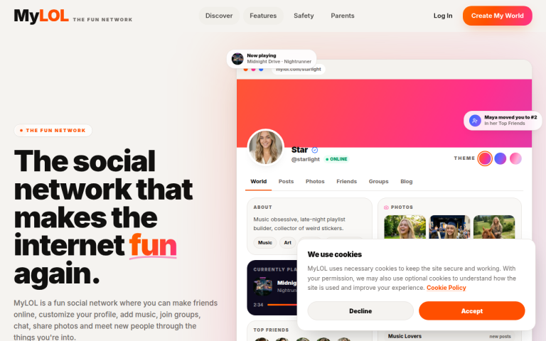 mylol.com Review website screenshot