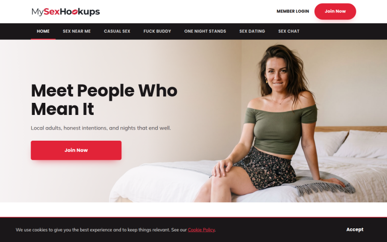 mysexhookups.com Review website screenshot