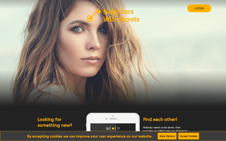 neighborswithsecrets.com Review website screenshot