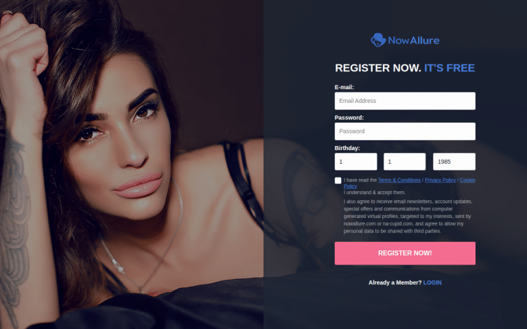 nowallure.com Review website screenshot