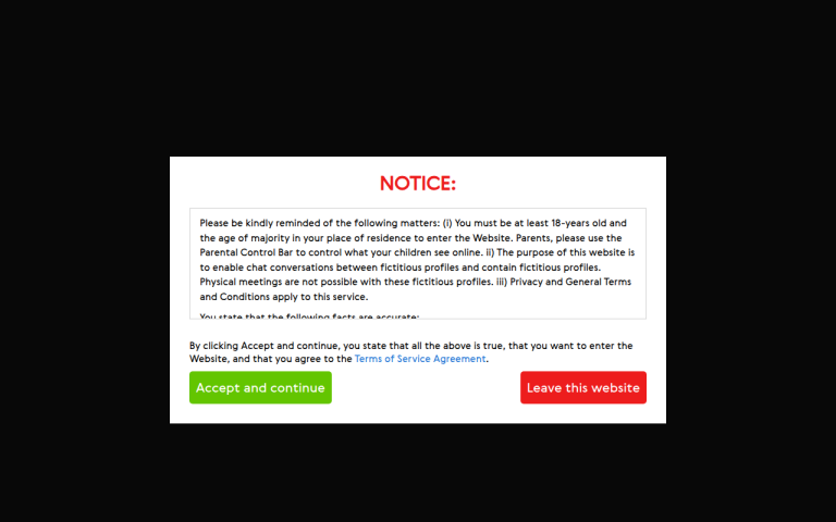 oursecretpassion.com Review website screenshot