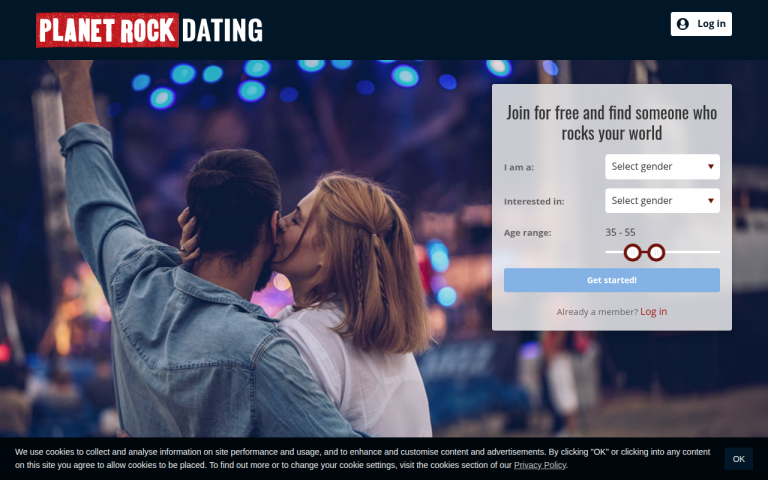 planetrockdating.com Review website screenshot