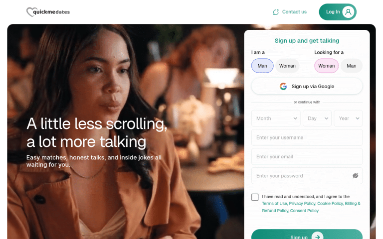 quickmedates.com Review website screenshot