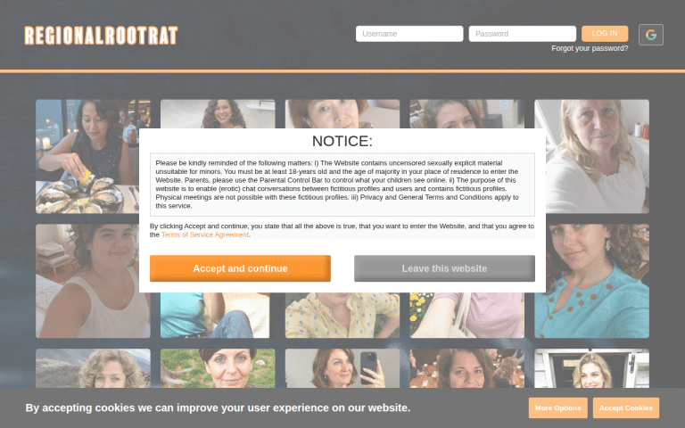 regionalrootrat.com Review website screenshot