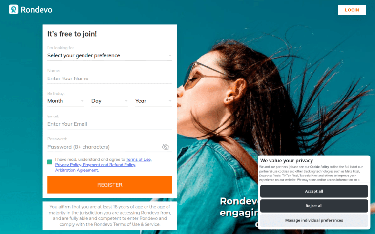 rondevo.com Review website screenshot