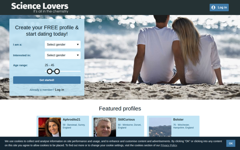 sciencelovers.co.uk Review website screenshot