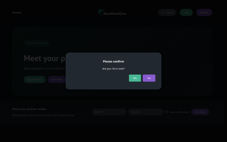 secretlove4you.com Review website screenshot