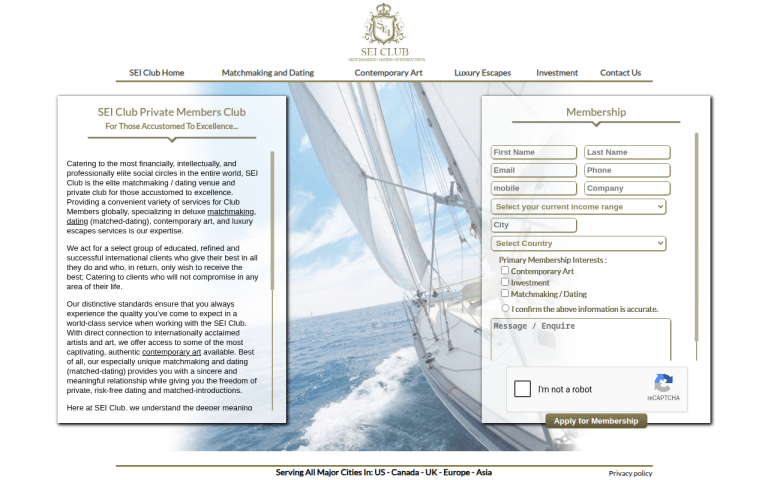 seiclub.com Review website screenshot