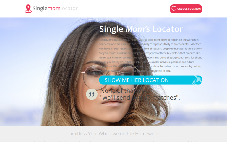 singlemomlocator.com Review website screenshot