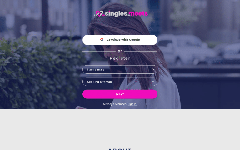 singles-meets.com Review website screenshot
