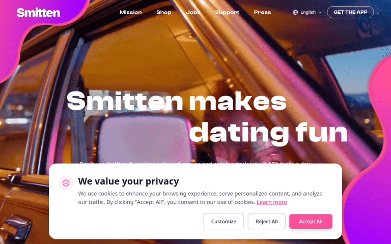 smittendating.com Review website screenshot
