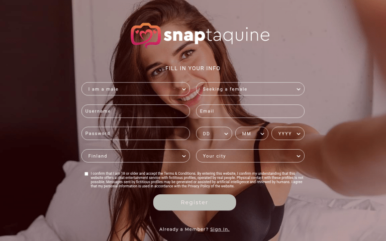 snaptaquine.com Review website screenshot