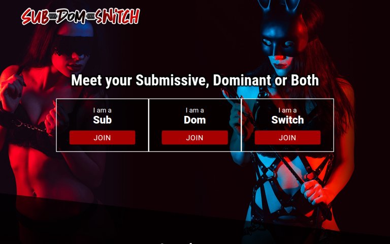 sub-dom-switch.com Review website screenshot