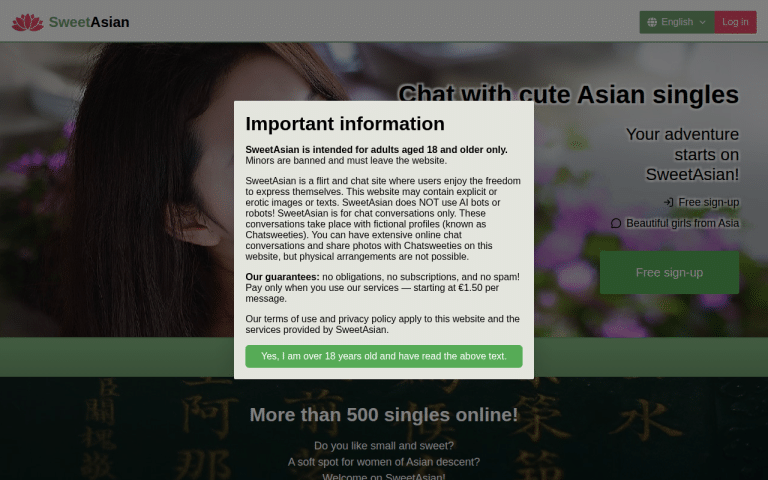 sweetasian.net Review website screenshot