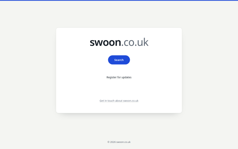 swoon.co.uk Review website screenshot