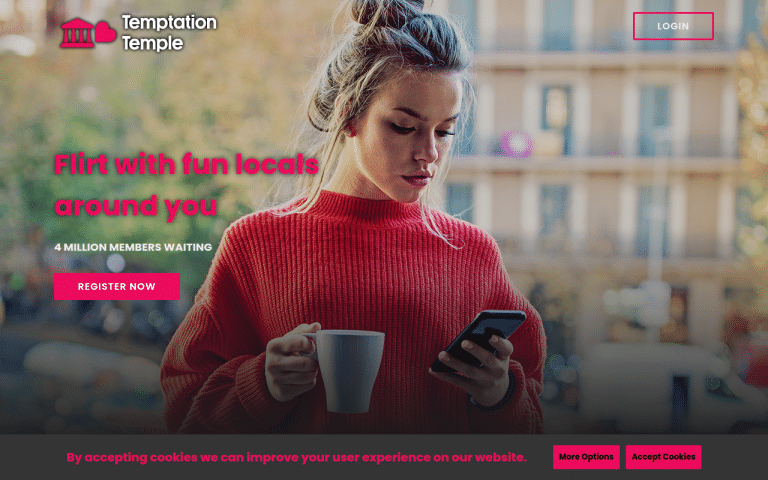 temptationtemple.com Review website screenshot