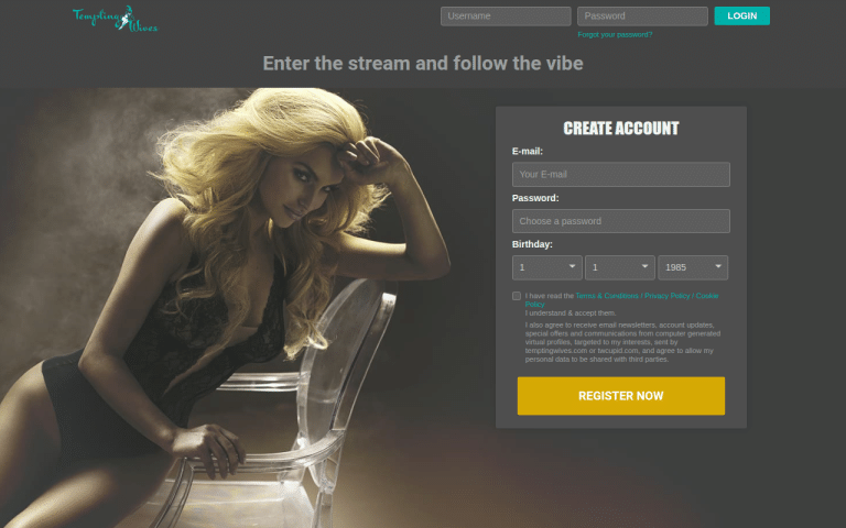 temptingwives.com Review website screenshot