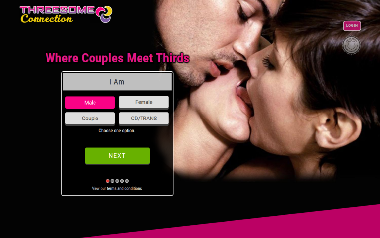 threesomeconnection.com Review website screenshot