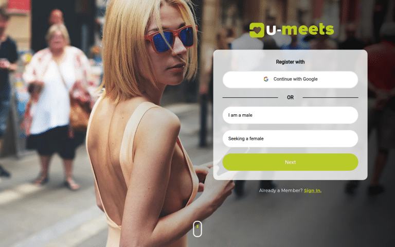 u-meets.com Review website screenshot