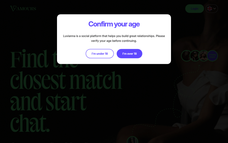 vamours.com Review website screenshot