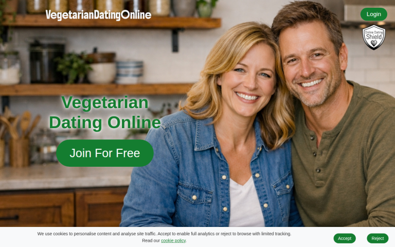 vegetariandatingonline.com Review website screenshot