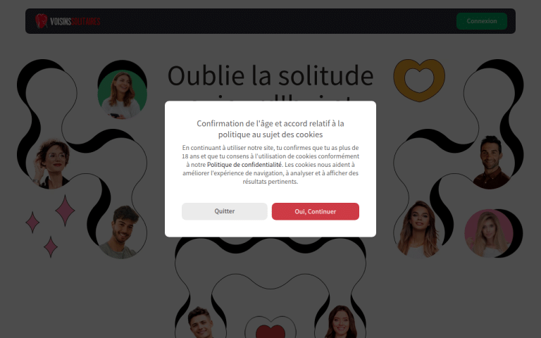 voisinssolitaires.com Review website screenshot