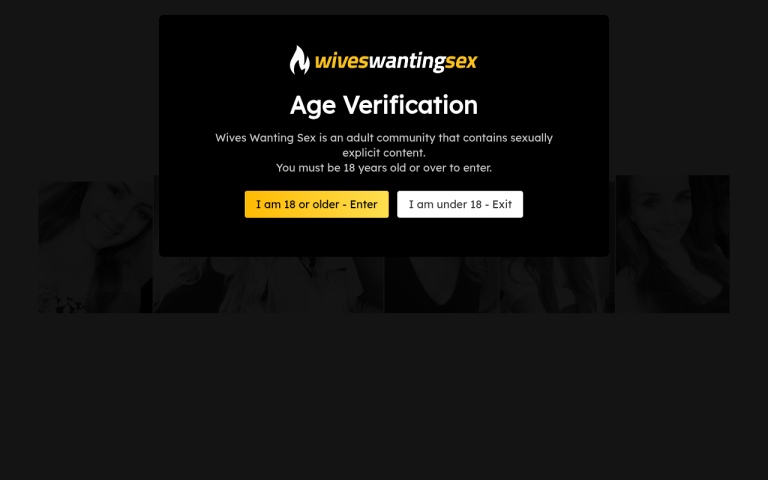 wiveswantingsex.com Review website screenshot