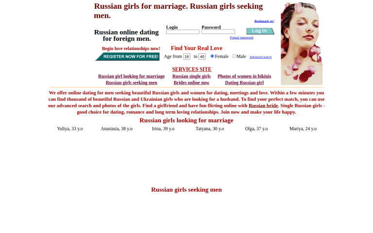women-girls.com Review website screenshot