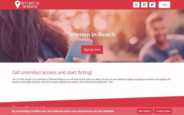 womeninreach.com Review website screenshot