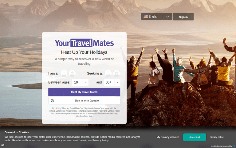 yourtravelmates.com Review website screenshot