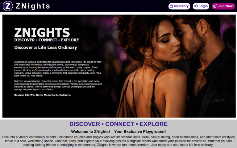 znights.com Review website screenshot